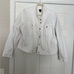 J. Crew Off-White Denim Jacket